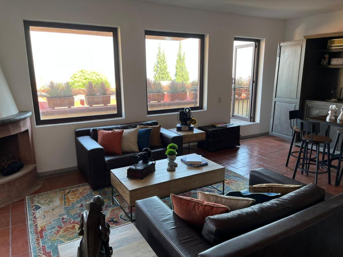 Cousy Condo San Rafael, 3 Blocks From The Parish, Pool, Bbq And Terrace 圣米格尔－德阿连德 外观 照片