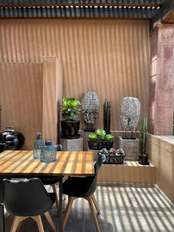 Cousy Condo San Rafael, 3 Blocks From The Parish, Pool, Bbq And Terrace 圣米格尔－德阿连德 外观 照片