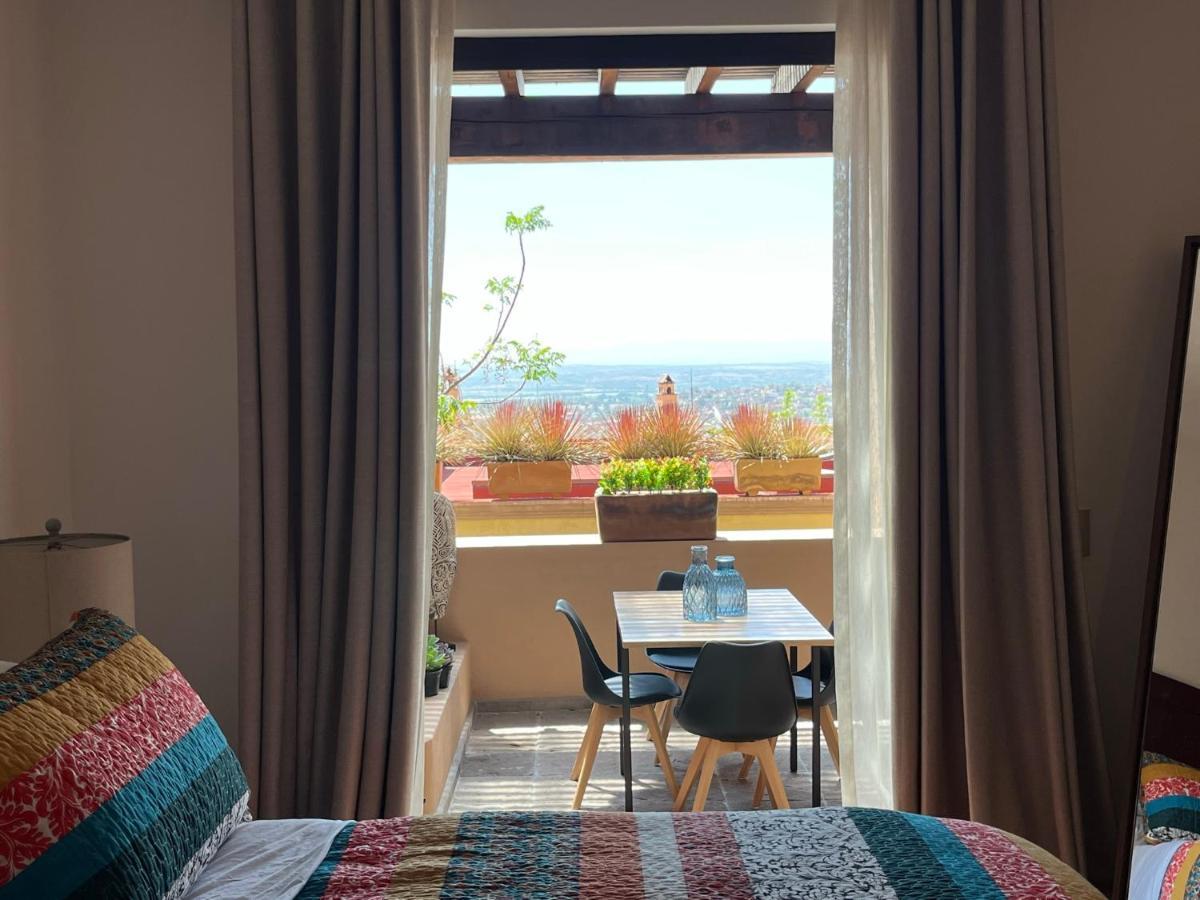 Cousy Condo San Rafael, 3 Blocks From The Parish, Pool, Bbq And Terrace 圣米格尔－德阿连德 外观 照片