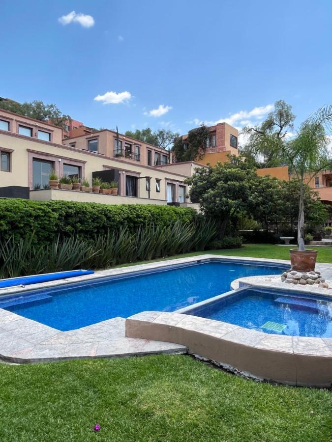 Cousy Condo San Rafael, 3 Blocks From The Parish, Pool, Bbq And Terrace 圣米格尔－德阿连德 外观 照片
