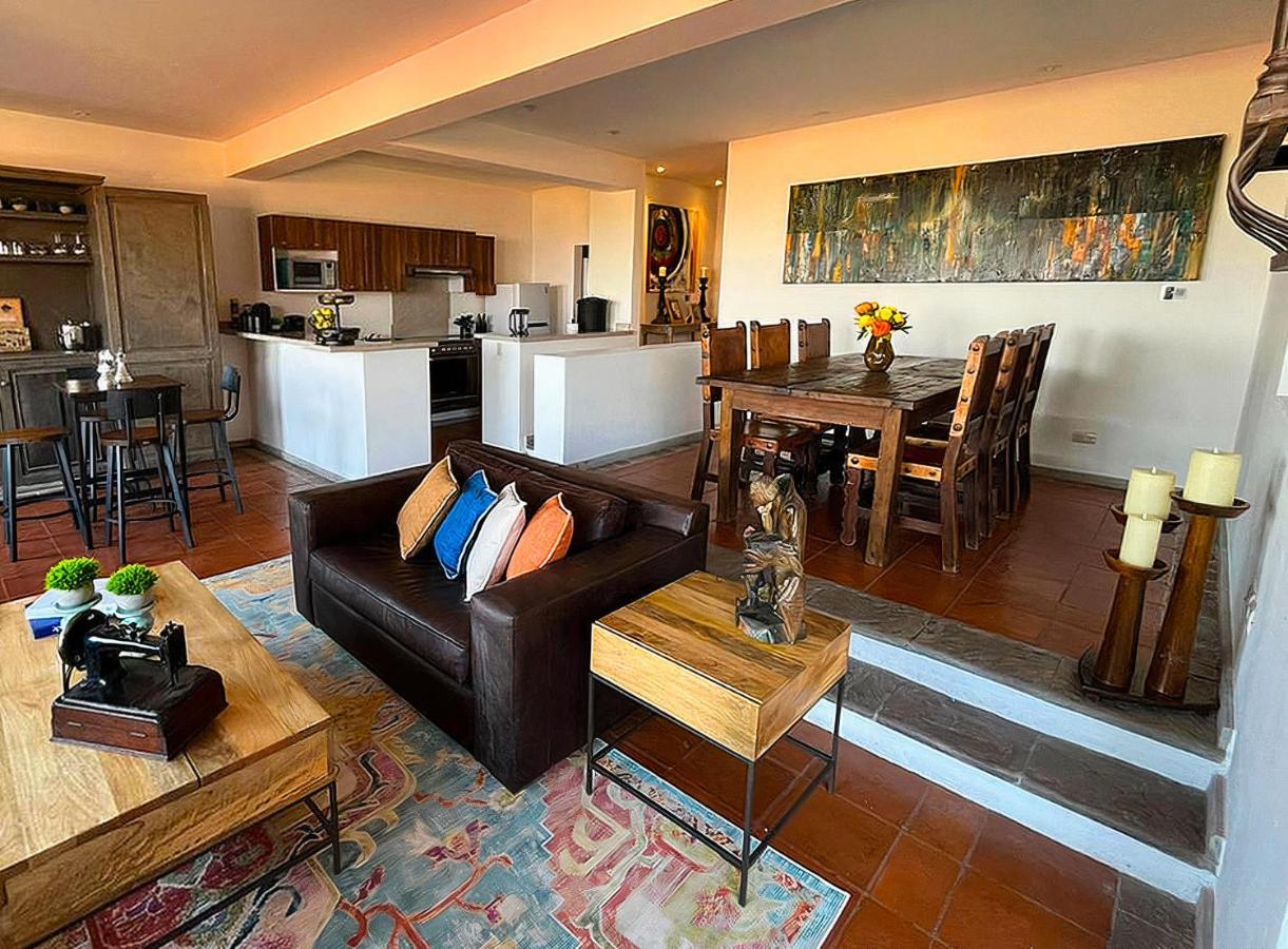 Cousy Condo San Rafael, 3 Blocks From The Parish, Pool, Bbq And Terrace 圣米格尔－德阿连德 外观 照片